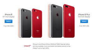 Apple iphone 11 pro max 64gb midnight green. Iphone 8 Dan 8 Plus Berwarna Merah Disenaraikan Di Malaysia Pada Harga Bermula Dari Rm3649 Amanz