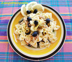 Ecco 3 piatti di pasta facilissimi, primi piatti veloci con tonno, pomodoro, olive e altri. Zampette In Pasta Pasta Fredda Con Tonno Olive Capperi