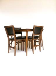 Stakmore Folding Table Chairs Card Table Four Chair Set Stakmore Table With Bench Seat Card Table And Chairs Bench Table