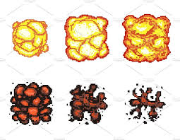 Video Game Explosion Animation Video Game Design Video Game Jobs Pixel Art