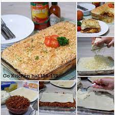 Go Kitchen Lasagna Bahan 250 Gram Pasta Lasagna 2 Liter Air 2 Sdm Minyak Goreng 1 Sdt Garam Cara Rebus Air Hingg Makanan Makanan Dan Minuman Minyak Goreng