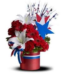 Red, white & blue flowers delivered! 46 Fourth Of July Flowers Ideas Fourth Of July July Flowers July