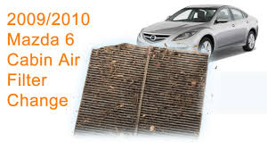 Air filter, filter assembly, cover, filter cooling unit more names 2009 2010 Mazda 6 Cabin Air Filter Replacement Diy Youtube