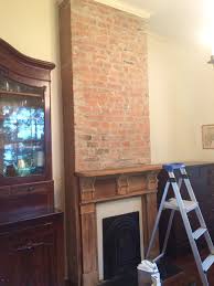 Paint for mantel (we used eggshell latex). Should I Paint The Fireplace Brick And Mantle The Color Of The Wall