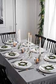 Modern Christmas Table Decor Holiday Christmas Table Holiday Table Decorations Christmas Dinner Table Christmas Party Table