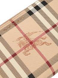 Shop with afterpay on eligible items. Burberry Haymarket Check Zip Around Wallet Wallets Purses 4060730