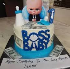 Baby Boy Birthday Cake Designs For 1 Year Old Pin Van My Party Queen Op Boss Baby Kurrency Kindertaarten