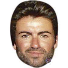 George Michael (Barba) Máscara de celebridad, Cara de tarjeta plana