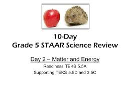 10 Day Grade 5 Staar Science Review Ppt Video Online Download