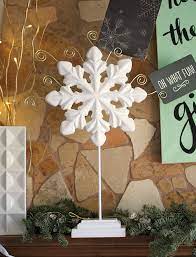 To make the sparkly silver buckle. Diy Snowflake Christmas Card Holder Persia Lou
