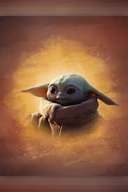 Baby Yoda Poster Art Print The Mandalorian The Child Star Wars Digital Painting Disney Yoda Poster Star Wars Comics Star Wars Art