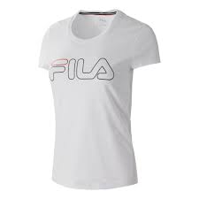 Sicher einkaufen +49 (0) 381 2605330. Fila Reni T Shirt Damen Weiss Dunkelblau Online Kaufen Tennis Point