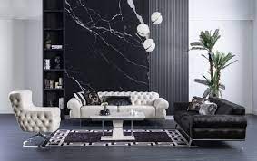 Wählen sie möbel, die ihren bedürfnissen entsprechen. Casa Padrino Luxus Art Deco Chesterfield Wohnzimmer Set 2 Sofas 2 Drehsessel 1 Couchtisch Edle Art Deco Wohnzimmer Mobel