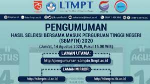 Pengumuman sbmptn 2020 rasanya kini menjadi momen yang sangat ditunggu oleh siswa siswi sma yang baru saja lulus. Ini Pertimbangan Pengumuman Hasil Sbmptn Dipercepat