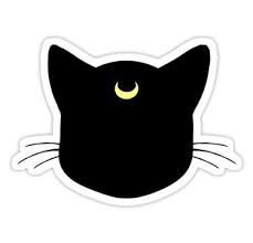 Meow Luna Sticker Adesivos Para Impressao Adesivos Imprimiveis Gratuitos Adesivos Bonitos
