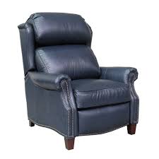 Benelva Leather Manual Recliner Recliner Recliner With Ottoman Barcalounger