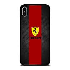 Ferrari Logo Line Iphone Xs Max Case Casefine In 2020 Logo Line Case Iphone
