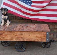 Diy cart coffee table fresh diy factory archives brickrooms interior, source: Diy Pallet Vintage Coffee Table With Wheels Pallet Furniture Plans