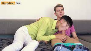 They are like two sides of the same character. Two Hung Boys Get Friendly Doggyboys