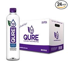 What is 10 ounces in cups? Amazon Com Qure Water Premium 10 Ph Ionized Alkaline Bottled Water Silky Smooth Taste Infused With Electrolytes 16 9 Fl Oz 500 Ml Pack Of 24 Bottled Drinking Water Grocery Gourmet Food