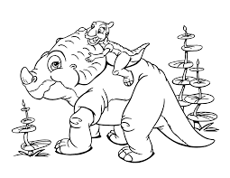 Land before time coloring pages. Lovely Land Before Time Characters Coloring Pages Ucoloring