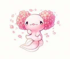 The axolotl is a type of amphibian that looks like a salamander…let's draw one! Kawaii Cute Cartoon Axolotl Kawaii Axolotl Drawing Novocom Top