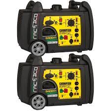 But did you check ebay? Champion 3400 Watt Portable Electric Start Dual Fuel Inverter Generator 2 Pack Walmart Com Walmart Com