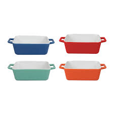 Check out our stoneware oven table selection for the very best in unique or custom, handmade pieces from our shops. 4 X Ceramic Stoneware Rectangular Baking Dish Oven To Table Tray Bake Pan The Home Fusion Company