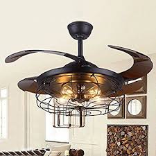 The answer is no, there are no ceiling fans that can be installed on a ceiling that is 7 feet high. Baycheer Hl451749 Industrial 42 Inch Indoor Ceiling Fan Reversible Flush Mount Ceiling L Flush Mount Ceiling Light Fixtures Ceiling Fan With Remote Ceiling Fan