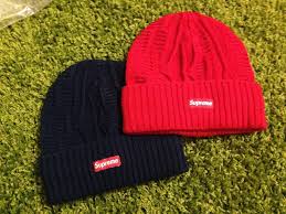 Supreme F W 2013 Cosby Beanie Box Logo Hat Cap Red Navy Beanie Hats Fall Beanies