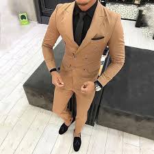 Don't just fit in, find your own perfect fit. New Slim Fit Khaki Men Suits Wedding Groom Wear Tuxedos Jacket Pants Bridegroom Suits Best Man Prom Business Wear Blazer 15 Mens Wedding Suit Summer Suits For Men From Huang333 47 04 Dhgate Com
