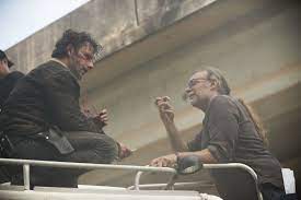 The Walking Dead Season 7 Episode 1 Behind The Scenes Photos The Day Will Come When You Won T Be Seat42f Walking Dead Season The Walking Dead Walking Dead Season 8