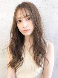大人ロング ロング デジタルパーマ ナチュラル ヘアスタイルや髪型の写真 画像 上遠野裕樹 agnos青山 店長 agnos青山 艶髪 大人 ヘアスタイル ヘアスタイル ロング
