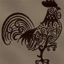 Collection by dawn chandler • last updated 4 weeks ago. Monochrome Rooster Cross Stitch