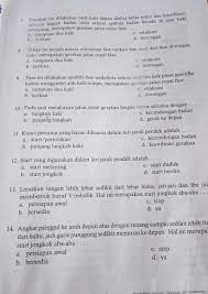Dari bentuk startnya kalau salah melangkah pada lari jarak pendek nanti akan menurunkan kecepatan. Tolong Jawab 7 Sampai 14 Brainly Co Id