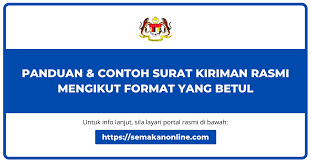 Penjelasan lengkap mengenai surat resmi beserta contoh surat resmi ✓ yuk ketahui contoh serta hal apa saja yang harus ada. Panduan Contoh Surat Kiriman Rasmi Mengikut Format Yang Betul