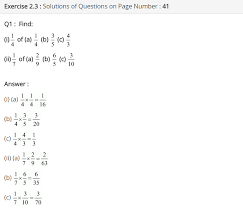 Ncert Solutions For Class 7 Maths Fractions And Decimals Exercise 2 3 01 Ncertsolutions Cbseclass7maths Ncertc Math Fractions Maths Ncert Solutions Math