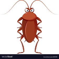 Cockroach Royalty Free Vector Image Vectorstock Insect Art Cartoon Stuffed Animal Patterns