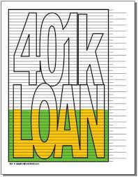 401k Loan Debt Free Charts Debt Tracker Debt Free Debt