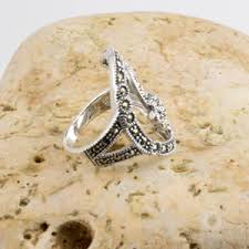 Cette bague argent 925 marcassites, vendue par maty au prix de 39,90 € est garantie 2 ans. Bague Lune Argent Marcassite Agate You