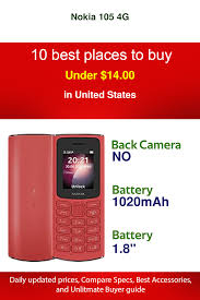Best Places to buy Nokia 105 4G Price ...