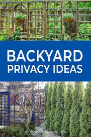 Photo courtesy of the arasapha garden club. Backyard Privacy Ideas For Screening Neighbors Out Gardening From House To Home