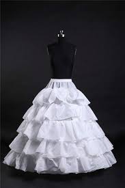 Ball Gown Tiered Hooped Ruffle Wedding Bridal Crinoline Petticoat Underskirt Wedding Dress Petticoats Ball Gowns Wedding Crinoline Skirt