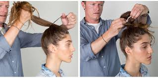 Messy hair and easy bun hairstyles are coming together to create trendy and gorgeous hair looks. The Easiest Messy Bun In The World Beautylish