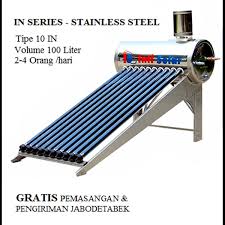 Bahkan sudah hampir 10 tahun ini permintaan untuk menggunakan pemanas air tenaga surya mengalami peningkatan yang cukup tinggi. Jual Pemanas Air Tenaga Matahari Inti Solar 10 In 100l Wita Sukses Abadi