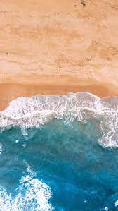 Downaload Blue Sea Waves Beach Aerial View Wallpaper For Screen 1080x1920 Samsung Galaxy S4 S5 Note Sony Xperia Z View Wallpaper Sea Waves Nature Images