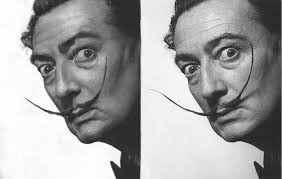 Salvador Dali artwork with blowtorch and oil paint