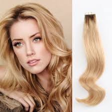 Sometimes, it is intentional, you let your roots grow, or you leave them undyed. Amazon Com Abh Amazingbeauty Hair Dark Roots Blonde Hair Extensions Pre Taped Two Sided Tape On Real Remy Hair Skin Weft 20 Pieces 50 Grams Dirty Blonde With Chocolate Brown Base