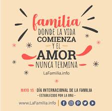 Familia Donde La Vida Comienza Y El Amor Nunca Termina En 2020 Dia De La Familia Familia Familia Frases
