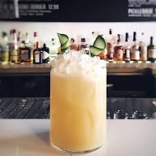 Cocu Tai A Delicious Mix Of Dark Rum Amaretto Disaronno Agave Syrup Coconut Milk Fresh Lemon Juice And Cucumber Rum Drinks Craft Cocktails Agave Syrup